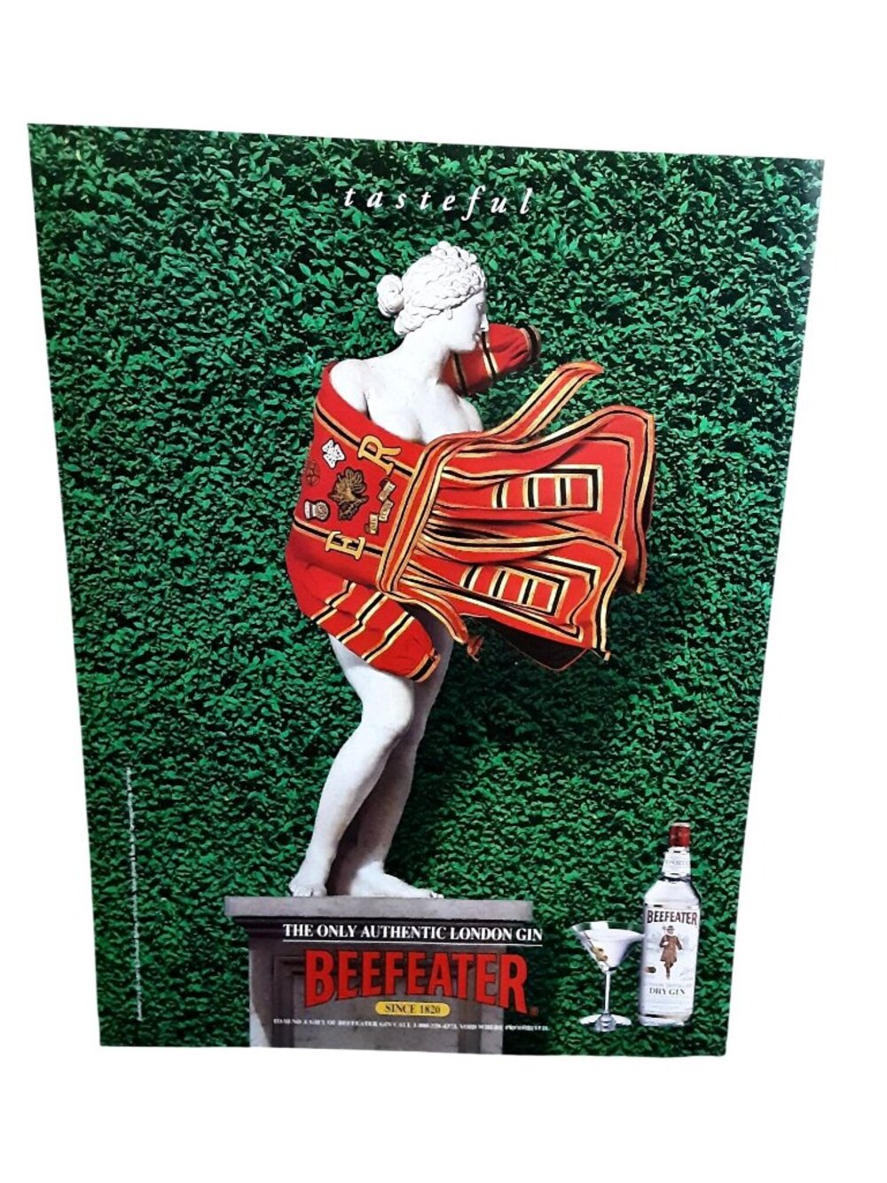 1994 Beefeater London Dry Gin Vintage Magazine Print Ad Tasteful